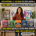 ¡OFERTA ÚNICA! Mega Pack +500 Ebooks Clave de Negocios, Salud y Vida